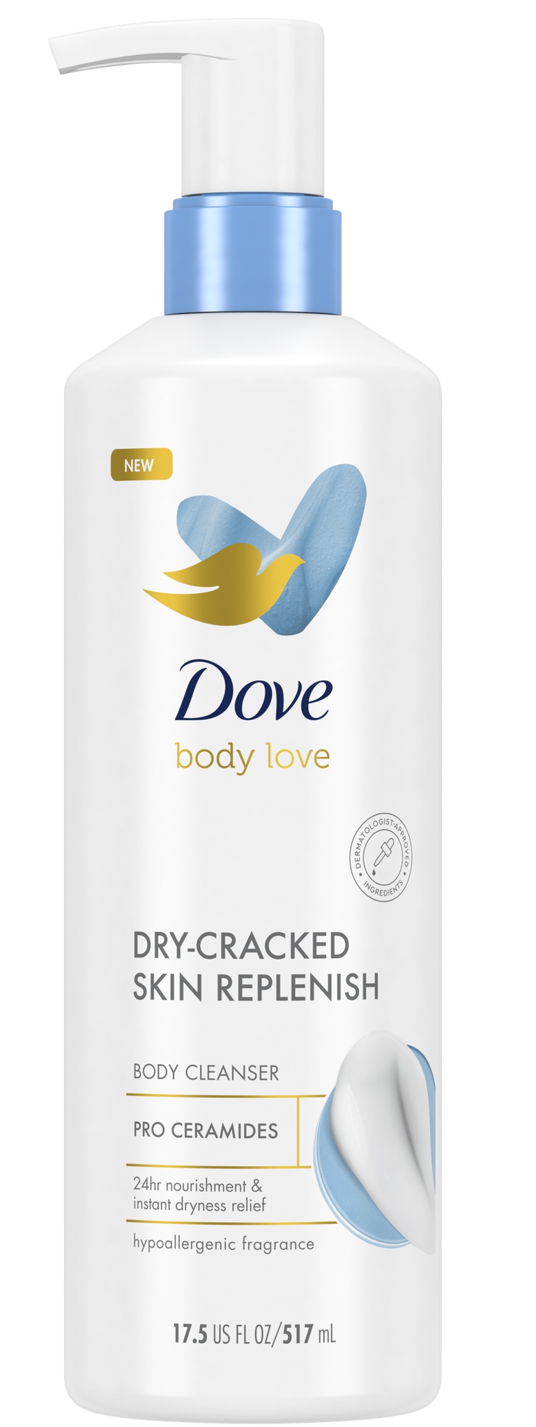 Dove Body Love Dry-cracked Replenish Body Cleanser
