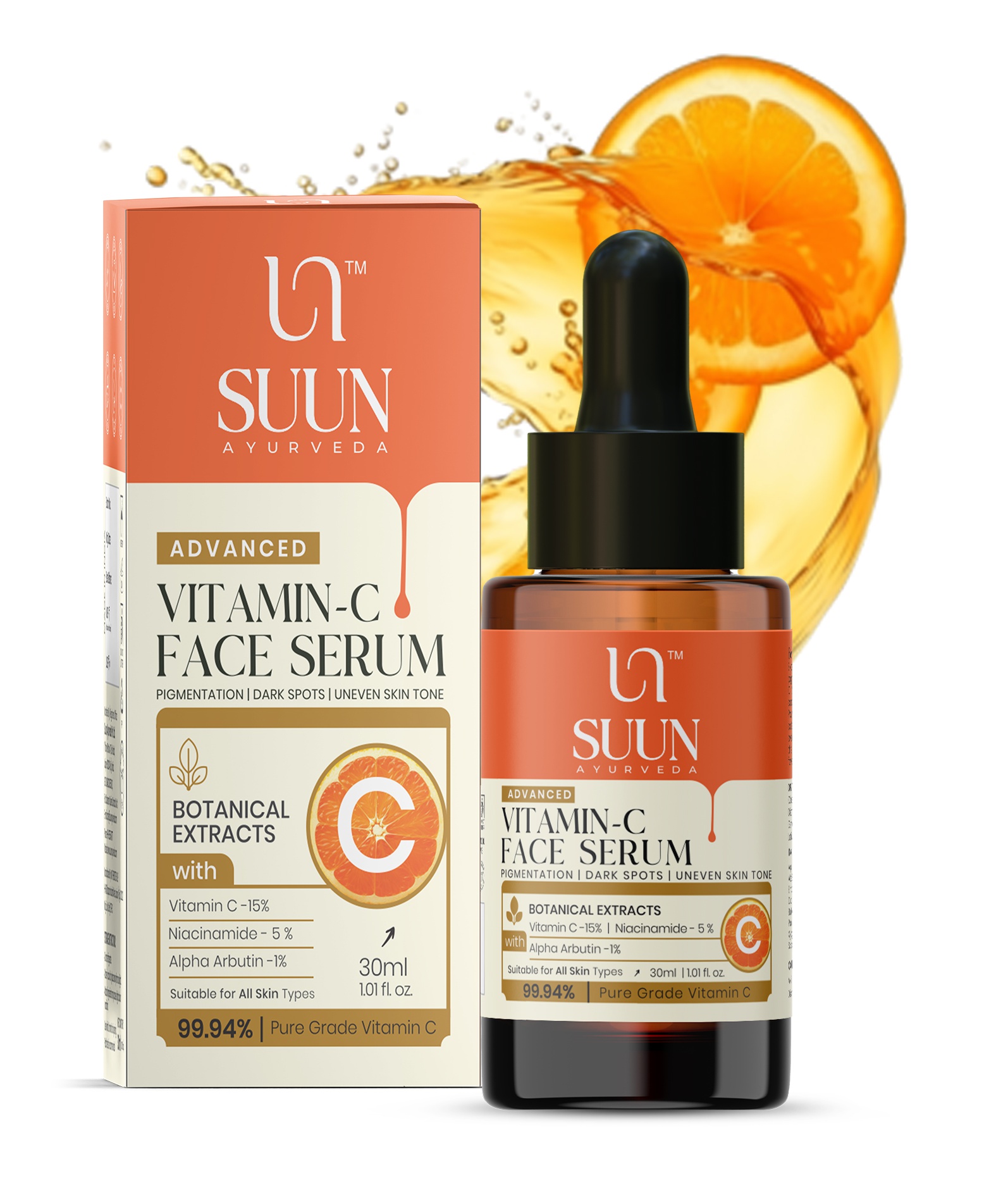 Suun Ayurveda Advanced Vitamin C  15% Face Serum