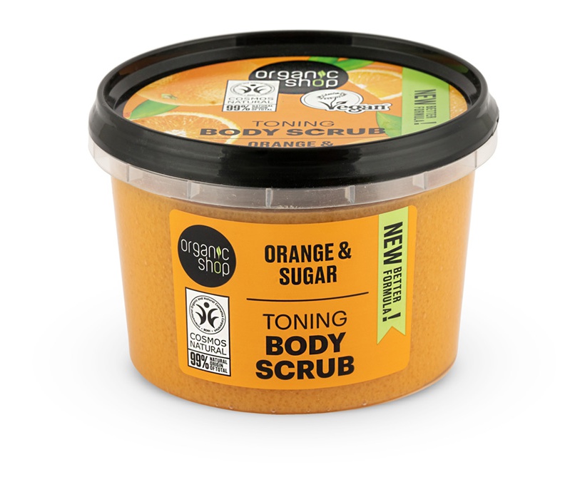 Organic Shop Toning Body Scrub Orange And Sugar