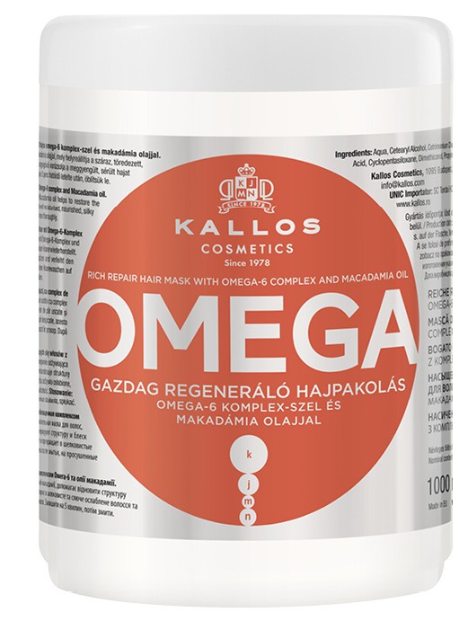 Kallos KJMN Omega Rich Repair Hair Mask