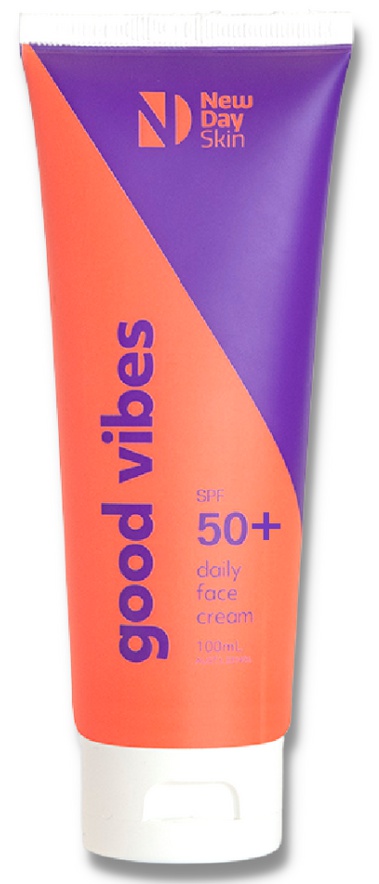 New Day Skin Good Vibes SPF 50+ Daily Face Cream