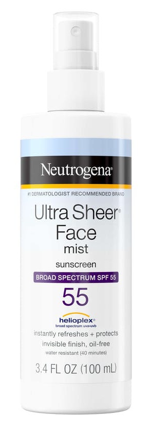 Neutrogena Ultra Sheer Face Mist Sunscreen Broad Spectrum