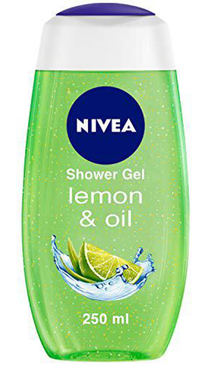 Nivea Body Wash, Lemon & Oil Shower Gel, Pampering Care With Refreshing Scent Of Lemon