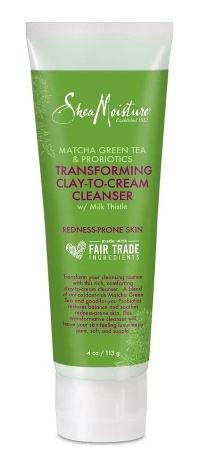 SheaMoisture Matcha Green Tea And Probiotics Clay To Cream Cleanser