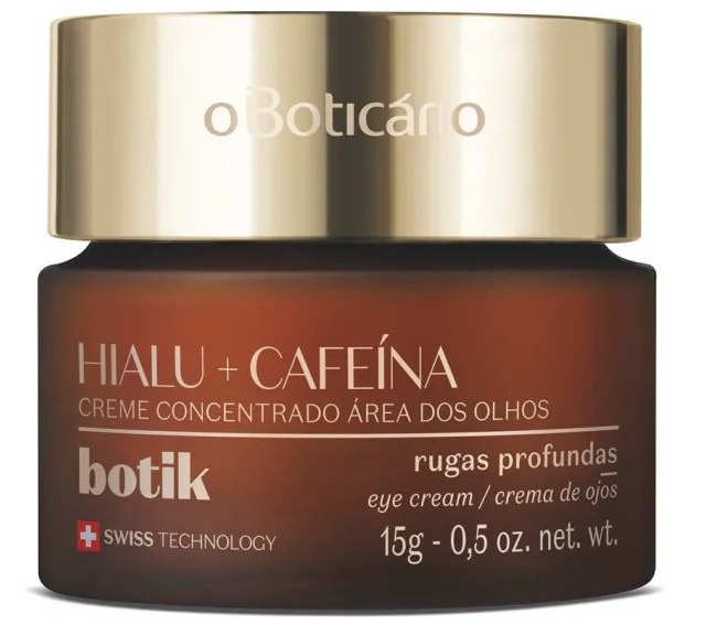 O Boticário Creme Concentrado Para Área Dos Olhos Ácido Hialurônico E Cafeína