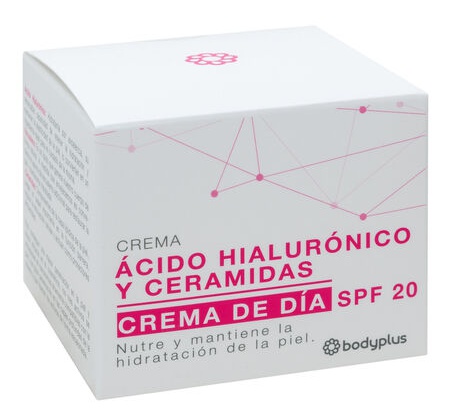 Bodyplus Crema Hidratante SPF20 Ácido Hialurónico Y Ceramidas