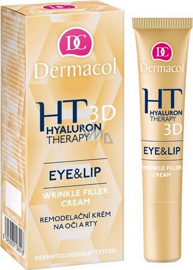 Dermacol 3D Hyaluron Therapy Wrinkle Filler Eye And Lip Cream