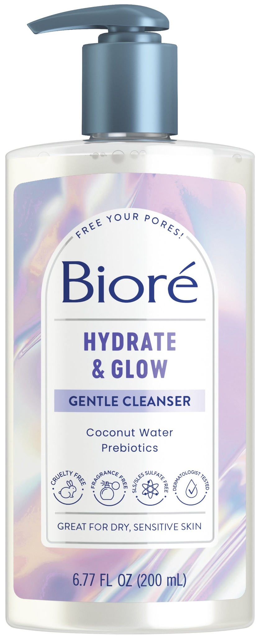 Biore Hydrate & Glow Gentle Cleanser