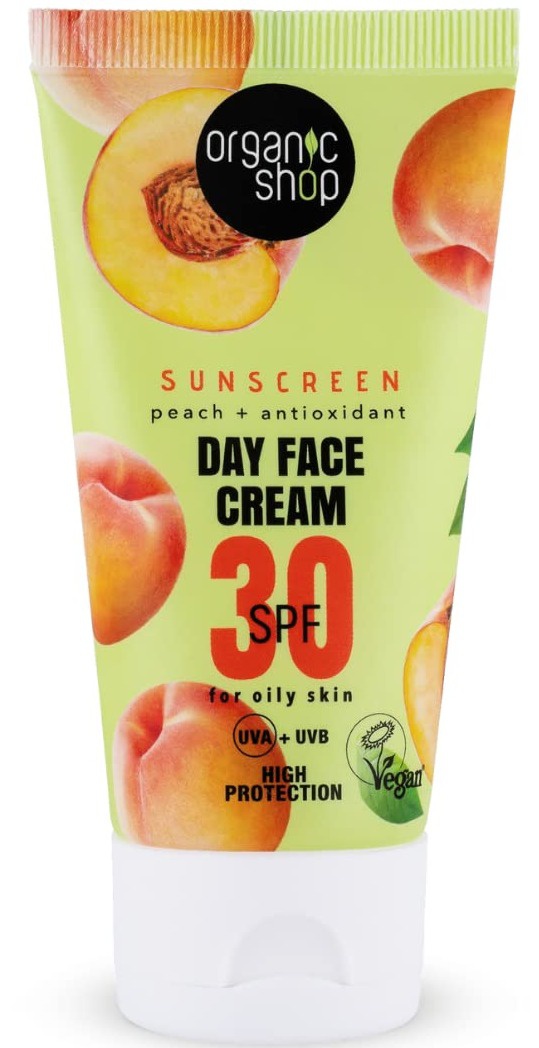 Organic Shop Day Face Cream SPF 30 For Oily Skin