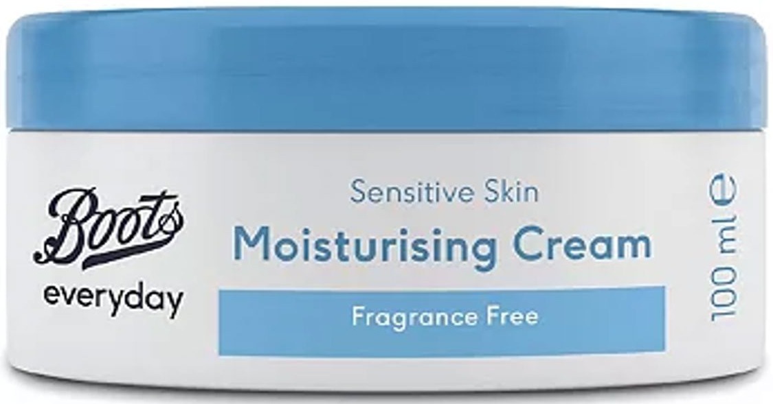 Boots Everyday Sensitive Skin Moisturising Cream ingredients (Explained)