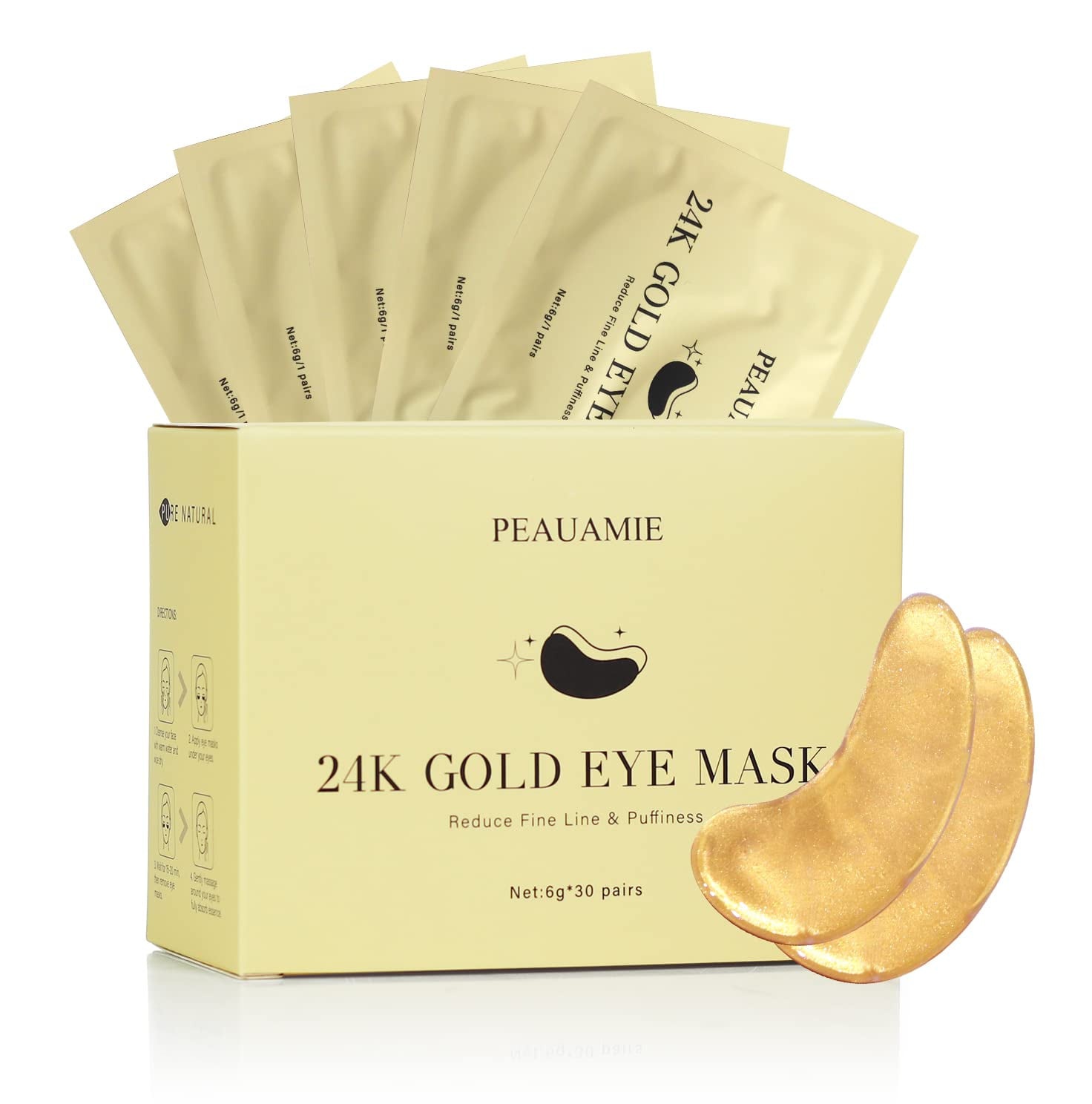 Peauami 24k Gold Eye Mask