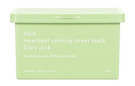 Abib Heartleaf Calming Sheet Mask Daily Pick