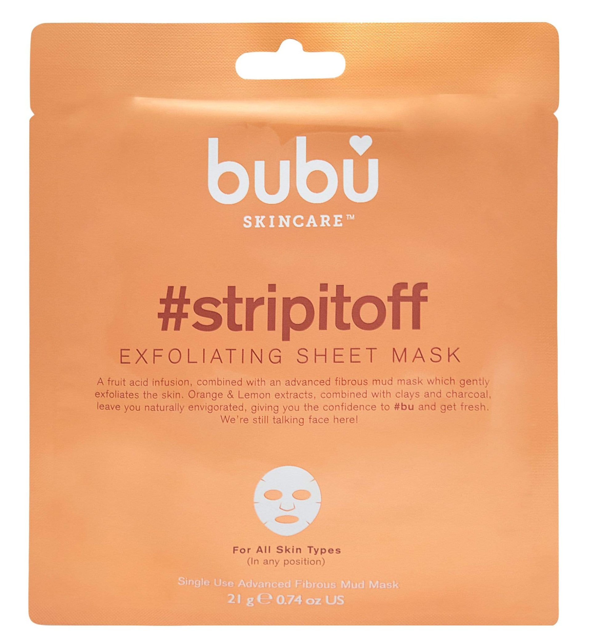 Bubu skincare #stripitoff Exfoliating Mask