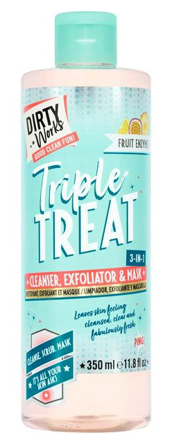 Dirty works Triple Treat 3-In-1 Cleanser, Exfoliator & Mask