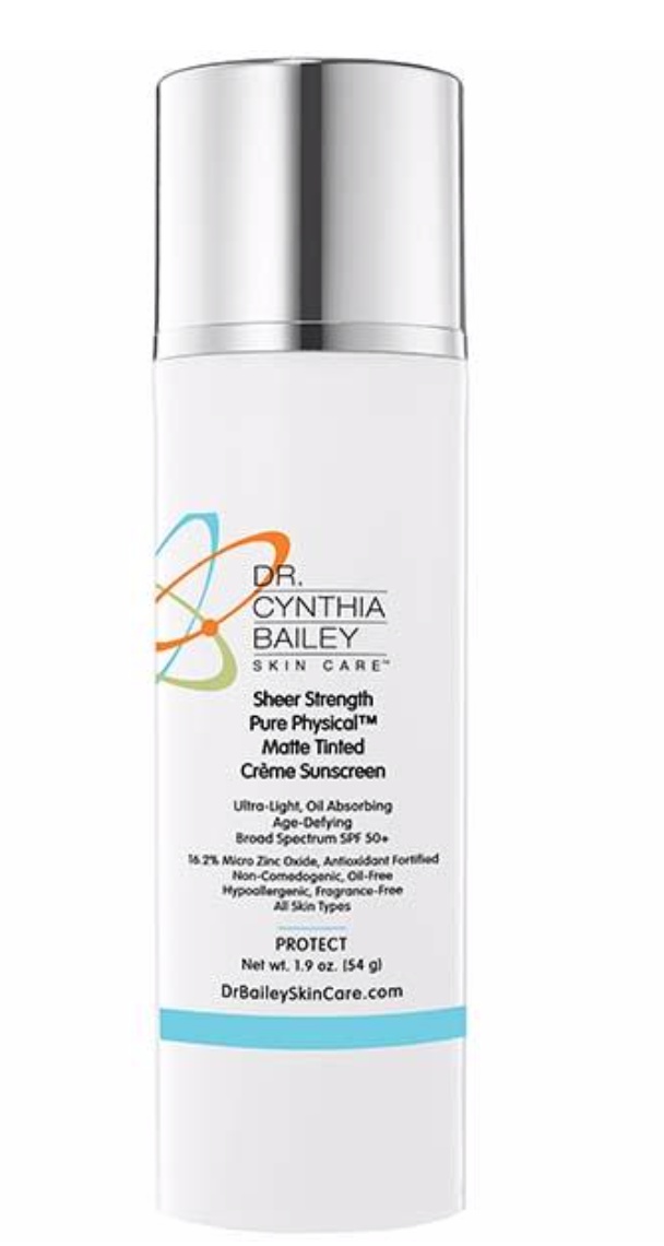 Dr Cynthia Bailey Sheer Strength Pure Physical™ Tinted Matte Sunscreen, Spf 50