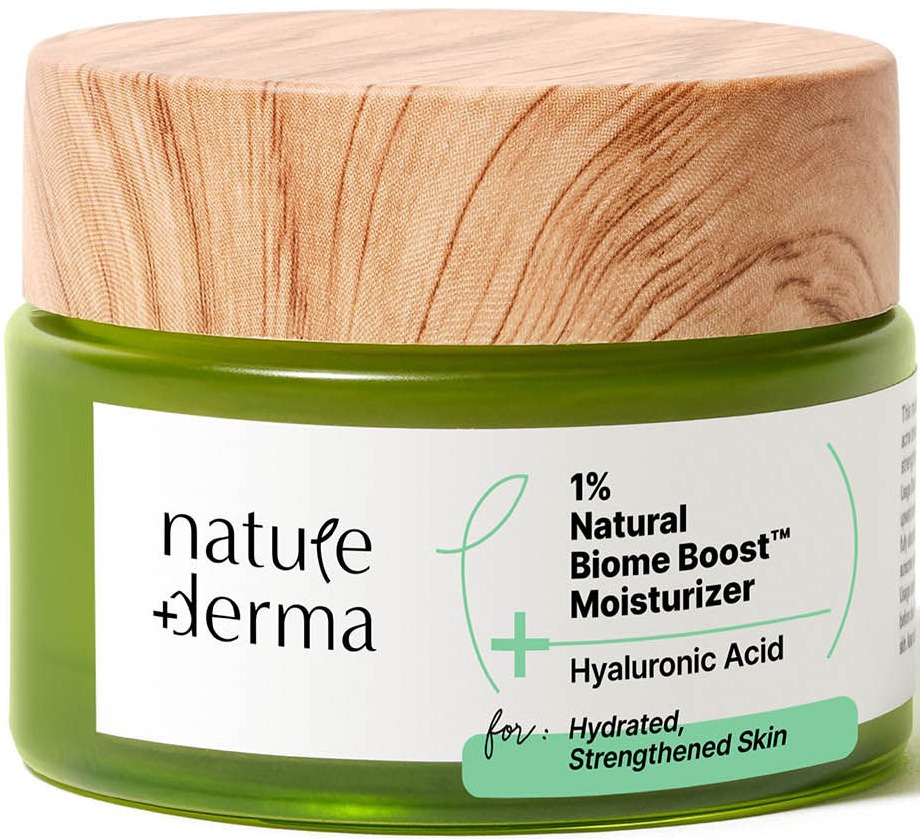 Nature Derma 1% Natural Biome Boost Moisturizer - Hyaluronic Acid