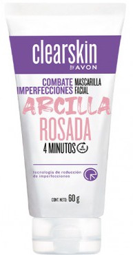 Avon Mascarilla Facial Arcilla Rosada