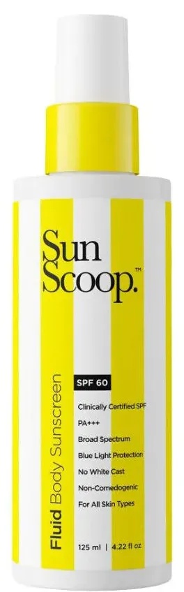 Sun Scoop Hydrating Fluid Sunscreen (for Face And Body) | SPF 60 | Pa++++