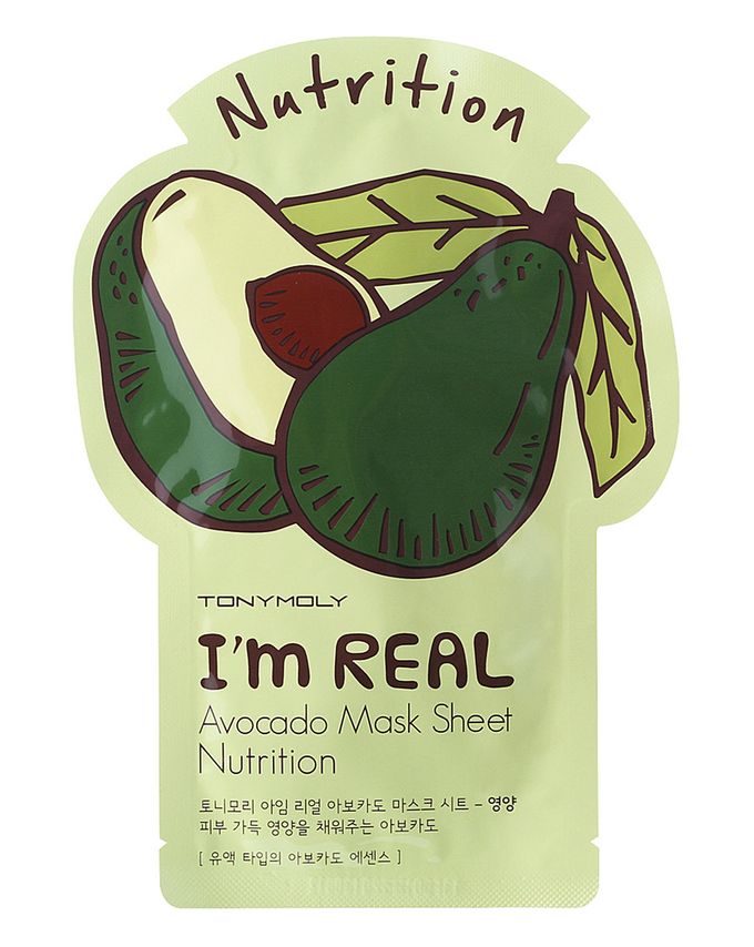 TonyMoly I'M Real Avocado Mask Sheet - Nutrition