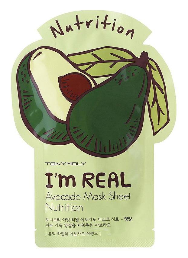TonyMoly I'M Real Avocado Mask Sheet - Nutrition