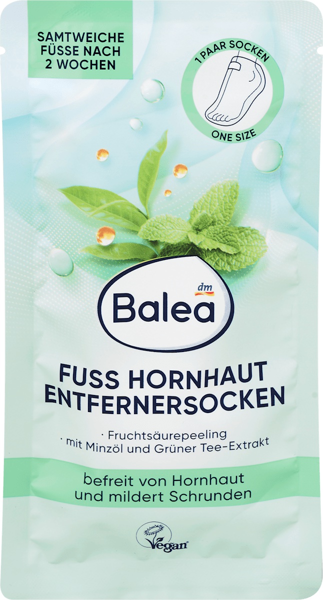 Balea Fuss Hornhaut Entfernersocken