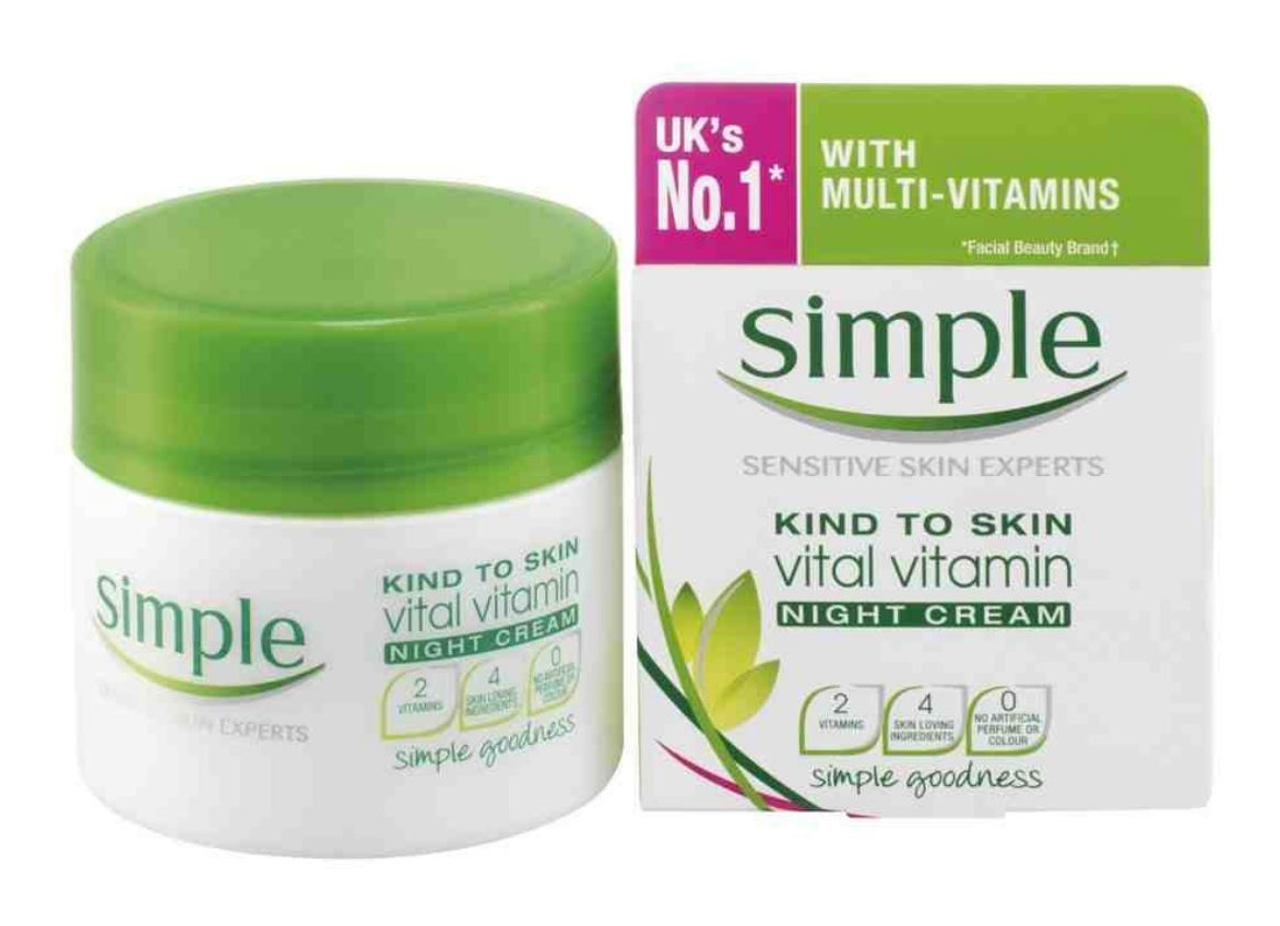 Simple Kind To Skin Vital Vitamin Night Cream