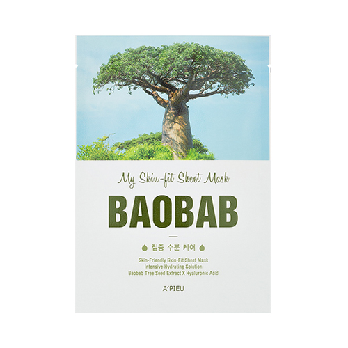 A'pieu My Skin-Fit Sheet Mask - Baobab