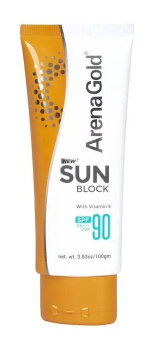 ArenaGold Sun Block Lightening Cream With Vitamin E SPF90+