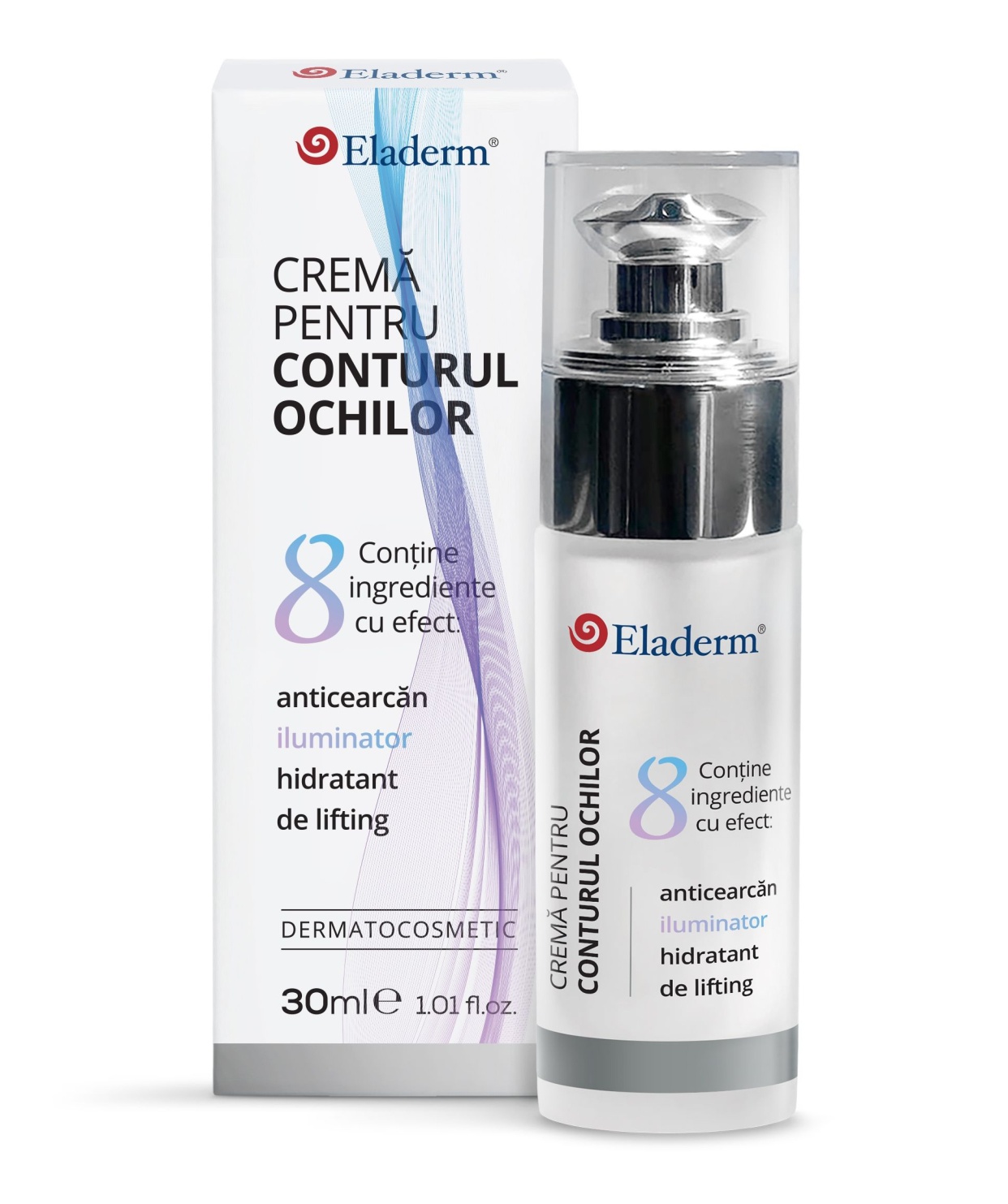 Eladerm Crema Contur Ochi Cu Vitamina C Lipozomala