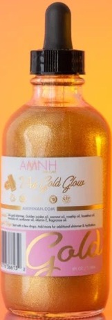 AMINNAH SKINCARE 24k Gold Glow Body Oil