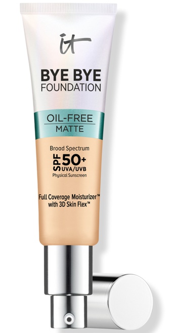 it Cosmetics Bye Bye Foundation Oil-free Matte Full Coverage Moisturizer With SPF 50