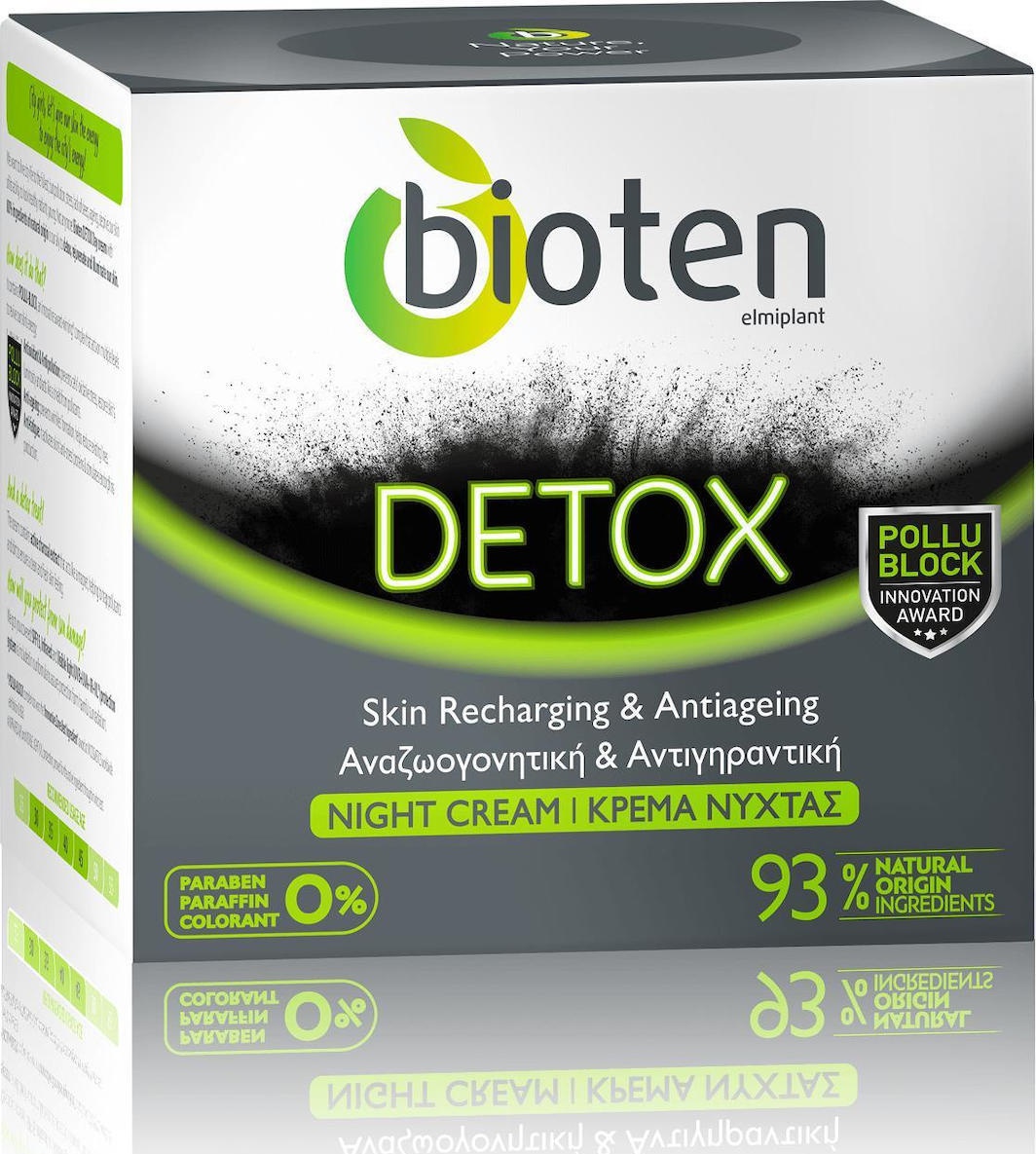 Bioten Detox Night Cream Skin Recharging And Anti-Ageing