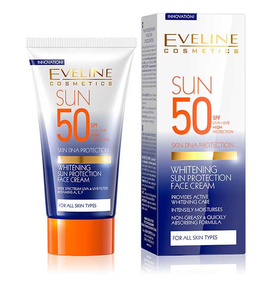 Eveline Whitening Sun Protection 50 SPF Face Cream