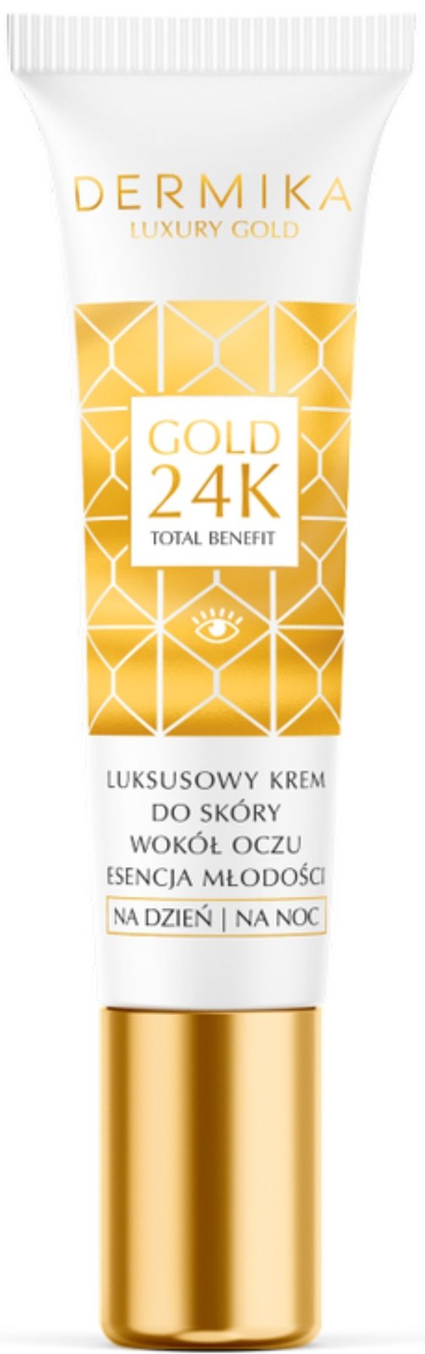 Dermika Luxury Gold 24K Total Benefit Essence Of Youth Eye Cream