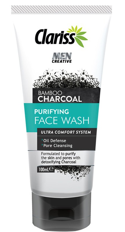 Clariss Bamboo Charcoal Purifying Face Wash