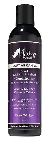 The Mane Choice Soft As Can Be Revitalize & Refresh 3-in-1 Co-Wash, Leave In, Detangler