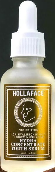 Hollaface 1.5% Hyaluronic Acid + Snow Mushroom Hydra Concentrate Youth Serum