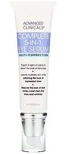 Advanced Clinicals Complete 5-In-1 Eye Serum, Multi-Correction