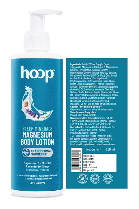 Hoop Magnesium Sleep Body Lotion