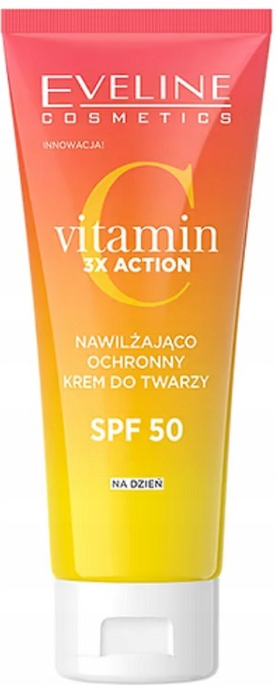 Eveline Vitamin C 3x Action Moisturizing Protective Face Cream SPF 50