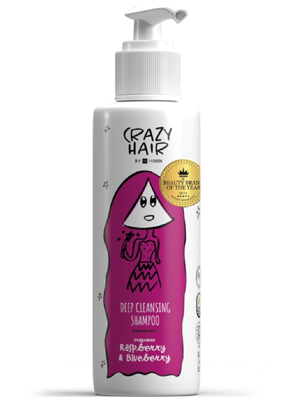 Hiskin Crazy Hair Deep Cleansing Shampoo Raspberry & Blueberry
