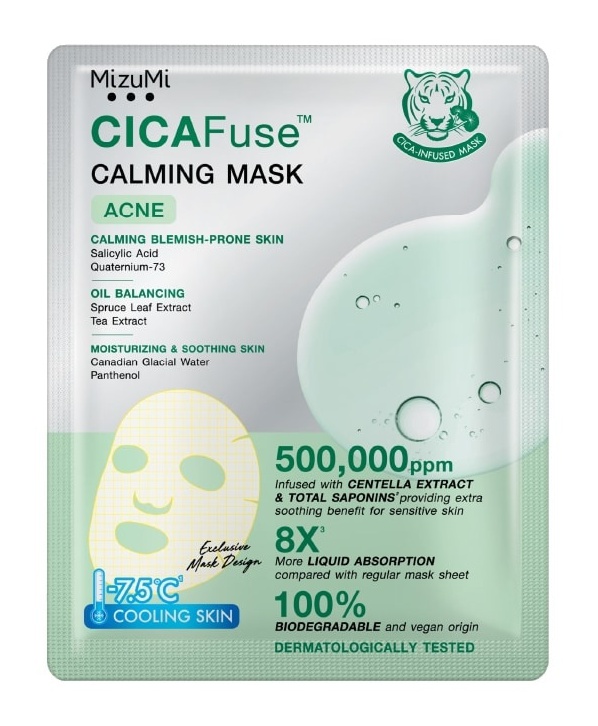 MizuMi Cicafuse Calming Mask Acne