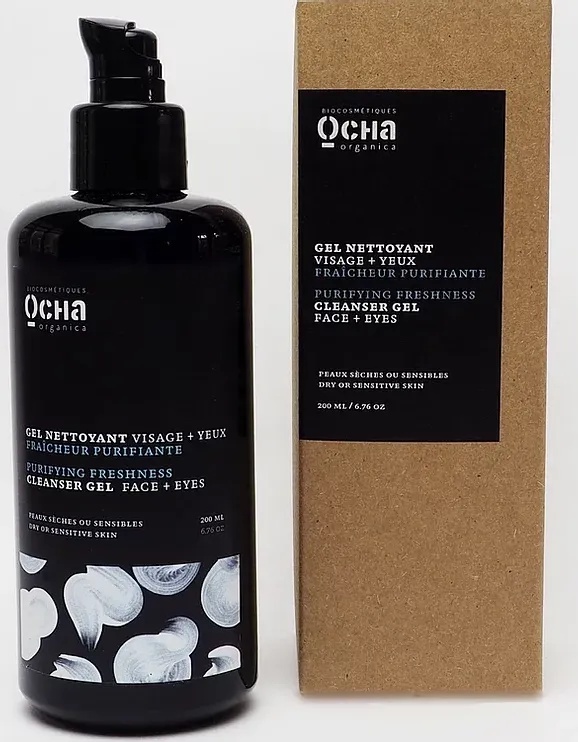 Ocha Organica Purifying Freshness Cleanser Gel Face + Eyes (Dry Or Sensitive Skin)