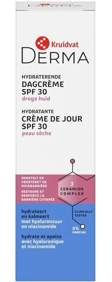 Kruidvat Derma SPF30 Hydraterende Dagcrème