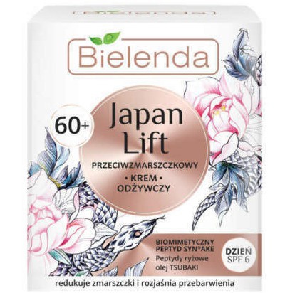 Bielenda Japan Lift Nourishing Antiwrinkle Face Cream 60+ Day SPF 6