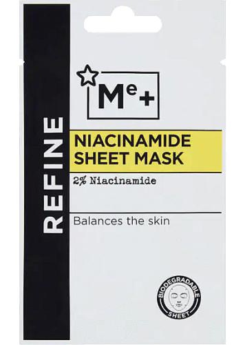 Superdrug Me+ Refine Niacinamide Sheet Mask