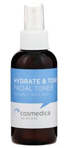 Cosmedica Skincare Hydrate & Tone Facial Toner, Rosewater + Witch Hazel