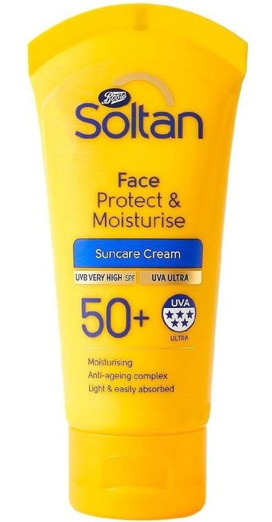 Soltan Face Protect & Moisturise SPF50+