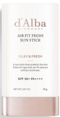 D'Alba Air Fit Fresh Sun Stick SPF50+ Pa++++