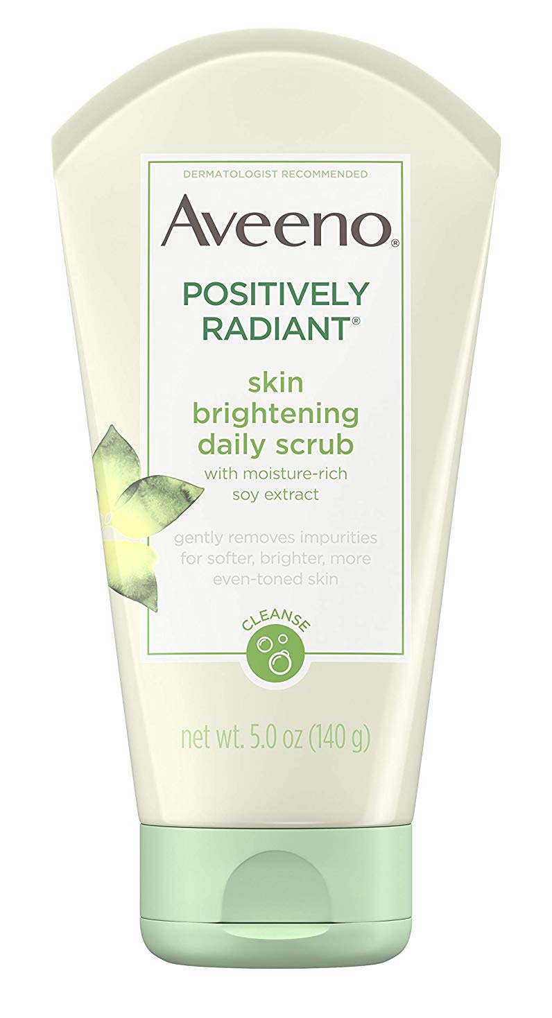 Aveeno Positively Radiant Skin Brightening Exfoliating Face Scrub